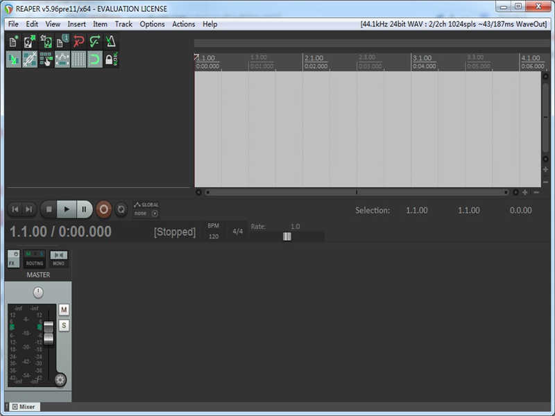 Reaper(音频编辑)PC版截图1